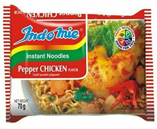 Indomie instant noodles chicken pepper 70g box of 40