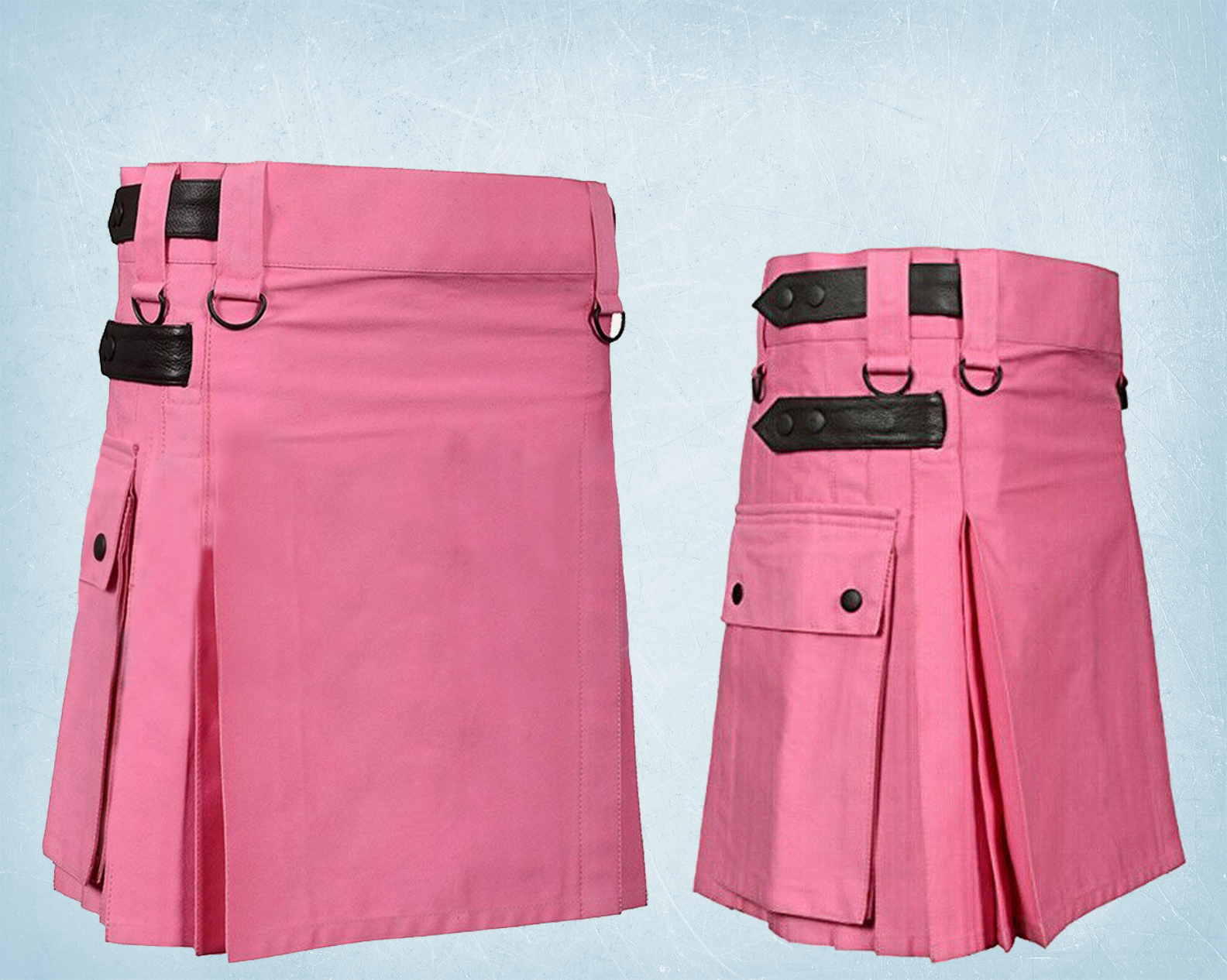 African Shop Near Me - Pink Fashion Utility Kilt For Women