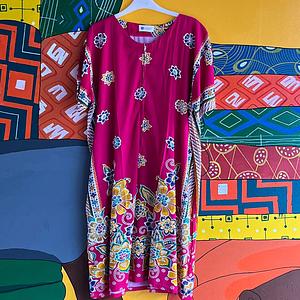 Dashiki Dress Short Sleeve Casual African Summer Dress
