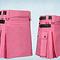 Pink fashion utility kilt for women