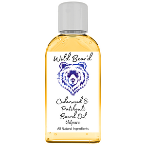Cedarwood & Patchouli Beard Oil Hair Natural Balm Men's Gift Facial Shaving 50ml