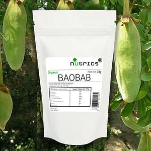 Pure Organic Baobab Nutrics® 100% Fruit Powder Southern African Superfood Bulk Buy