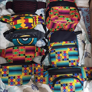 African Print   Bag Backpack Fabric Unisex Bag Rucksack School Bags 